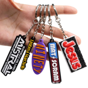 Toptan Özel Logo 2D 3D Yumuşak PVC Anahtarlık Toplu Kişiselleştirilmiş Kauçuk Anahtarlık Promosyon Hediyesi İçin - Product Image 4