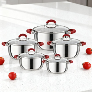 Batterie de cuisine antiadhésive polyvalente et durable Sartenes Batterie de cuisine élégante - Product Image 4