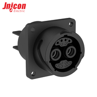 Prise de courant industrielle circulaire M40 aérospatiale mâle/femelle en nylon IP67 étanche à verrouillage automatique 2 broches