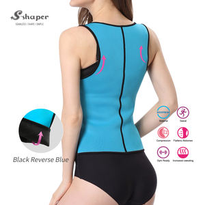 Chaleco deportivo de autocalentamiento de neopreno de Venta caliente con tecnología de secado rápido Top de yoga adelgazante corporal efectivo para quemar grasa - Product Image 3