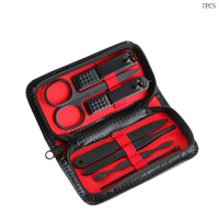 WELLFLYER personnalisable Logo MS-885 vente en gros ensemble de coupe-ongles en acier inoxydable outils de manucure sac à fermeture éclair soins personnels