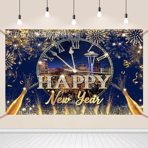 Tela <span class=keywords><strong>de</strong></span> Fondo para <span class=keywords><strong>Año</strong></span> <span class=keywords><strong>Nuevo</strong></span> 2026, Bandera <span class=keywords><strong>de</strong></span> <span class=keywords><strong>Cuenta</strong></span> <span class=keywords><strong>Regresiva</strong></span> para Nochevieja, Decoración para Fiestas y Eventos - Product Image 4