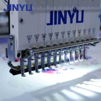 Nouvelle machine à broder informatisée JINYU à tête unique haute précision avec moteur pas à pas pour casquettes et vêtements, idéale pour ateliers familiaux et usage domestique