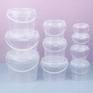 Wholesale 1000ml for Plastic <b>Bottle</b> <b>with</b> <b>Handle</b> Disposable Soda Fruit Lemonade Juice Bubble Tea Party Drinks - Product Image 1