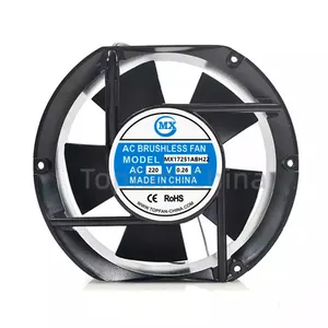 172mm AC axial flow pc cooler fan 110V 220V cpu extractor industrial cooling fans waterproof dustproof clothes fans