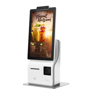 All In One Food Order Machine Kiosk Kfc Mcdonalds Smart Order terminale di pagamento stampante termica chiosco ordinazione chioschi