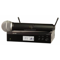 Système de micro sans fil UHF BLX24R BLX4R BETA58 PG58, microphone portable en métal pour chant en direct, voix, karaoké