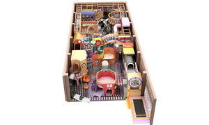 สนามเด็กเล่นในร่มเชิงพาณิชย์พร้อมสไลด์เกลียวเป็นมิตรกับสิ่งแวดล้อมปรับขนาดได้สูงสุดความจุ> 500กก. ได้รับการรับรองจาก CE ระดับมืออาชีพ - Product Image 2