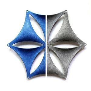 Diviseur acoustique 3D unique en PET E0 ROHS, polyester, contrôle du bruit, installation <span class=keywords><strong>facile</strong></span>, pour clubs, centres de fitness, réceptions - Product Image 1