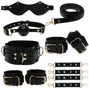 Kit Bondage <span class=keywords><strong>culotte</strong></span> haute qualité femmes sous-vêtements BDSM Bondage Kit cuir fouet BDSM Pu Bondage Gear - Product Image 2