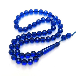 Resina Tesbih musulmano braccialetto di preghiera islamico perline 10mm 51 perline da uomo resina dorata Muslim preghiera <span class=keywords><strong>rosario</strong></span> - Product Image 2