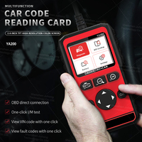 YA200 OBD2 Evrensel Araç Arıza Tespit Cihazı, 2.4 inç TFT Ekran, Ücretsiz Güncelleme, Akü Testi ve Motor Arıza Lambası Kontrolü