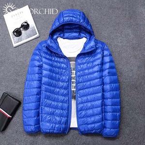 Froid Chaud Gonflé Plein Air Décontracté Hommes Doudounes Manteaux D'hiver Avec Capuche - Product Image 1