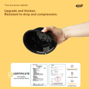 TeGuan milieuvriendelijke wegwerpbaar magnetronbestendig plastic schaal met aangepast logo, voedselcontainer voor kamperen, salade, soep, verpakkingsmodel - Product Image 4