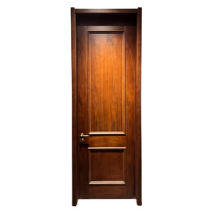 Porte a Battente in Legno Massello di Rovere Rosso Moderno, Antivento, Resistenti, Durevoli, Finitura Lucida, per Camere d'Albergo - Product Image 1