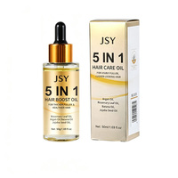 Minyak Rambut OEM Batana 5-in-1 Essential Oil Argan Jojoba Rosemary 50ml Menutrisi Anti-Kusut Aroma Tahan Lama Grosir