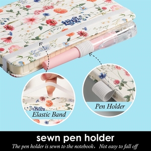 Agenda Semanal/Mensual 2026 para Mujer, con Encuadernación Térmica, Tapa Dura de Cuero PU, Pestañas, Bolsillo Interior, Material Escolar y de Oficina, Regalo, <span class=keywords><strong>A6</strong></span> - Product Image 2
