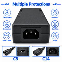 Adaptateur secteur de bureau 15V 5A avec prise personnalisée US EU UK AU pour la décoration LED, les moniteurs, les caméras et les équipements multimédias