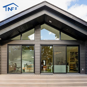 Nfrc תרמית פריצה אלומיניום כיס זכוכית זכוכית מערכת דלת הזזה מערכת דלת סלון פנים פטיו דלתות סלון עם תא מסך לטוס - Product Image 1