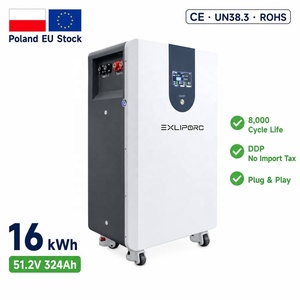 16kWh LiFePO4 Floor Standing <b>Battery</b> 51.2V 324Ah Poland EU Stock 5-Year Warranty Tested Ready Solar Home <b>Backup</b> - Product Image 1
