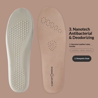 Chaussures en cuir unisexes, semelle intérieure en cuir de vache, semelle souple, épaississante, absorbant les chocs, semelle intérieure confortable et respirante en cuir