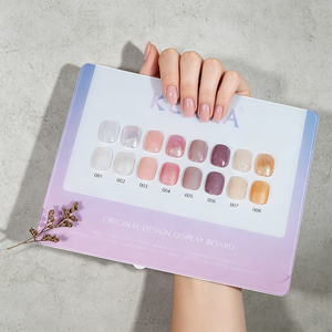 KLANA Luxury Translucent Gittler UV <b>Gel</b> Polish <b>Set</b> 15ml Ethereal <b>Nails</b> From Sheer Opals to Warm Golds Color OEM - Product Image 4