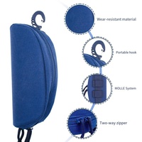 Étui à lunettes tactique Molle à coque rigide, 11 couleurs, pochette de protection pour lunettes de soleil en tissu Oxford, accessoires de sport de plein air