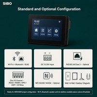 Q896S Duvara Monte Edilebilir Android 15 Tablet PC RK3566 Dokunmatik Panel Ethernet Wi-Fi 6 Akıllı Ev BMS HVAC Otomasyon Kontrolü için