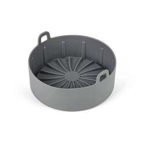 New Food Grade <b>Silicone</b> Mold Foldable Air Fryer Liners Reusable <b>Baking</b> Set Pot Insert Tower Basket Pan - Product Image 2