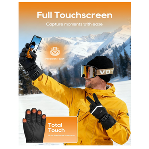 Gants de ski électriques chauffants rechargeables imperméables pour hommes et femmes, utilisation à domicile en hiver, écran tactile, temps <span class=keywords><strong>froid</strong></span>, <span class=keywords><strong>moto</strong></span> - Product Image 4