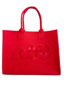 Tas Tote Felt Ramah Lingkungan Tahan Lama Grosir dengan Logo Kustom Cetak Die-Cut Gaya Sederhana-Hadiah Promosi untuk Acara - Product Image 1