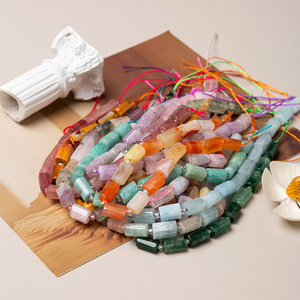 Cuentas Sueltas <span class=keywords><strong>de</strong></span> <span class=keywords><strong>Piedra</strong></span> Natural en Forma <span class=keywords><strong>de</strong></span> Columna Cilíndrica para DIY, Collar, Pulsera, <span class=keywords><strong>Piedra</strong></span> Curativa, <span class=keywords><strong>Ojo</strong></span> <span class=keywords><strong>de</strong></span> Tigre, Amatista, Joyería - Product Image 3