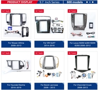 Kit de cadre de voiture Meihua avec écran tactile Android pour Morning Picanto 2008-2012, garantie 1 an