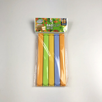 5 pièces/ensemble joint bâton cravate plastique alimentaire sac Clips