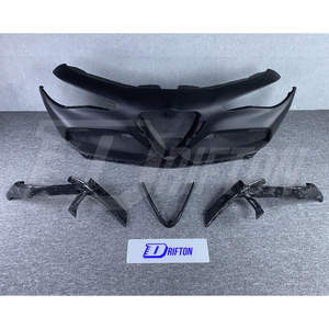 Parachoques delantero de fibra de carbono parcialmente forjado estilo GTAM Giulia para Alfa Romeo Giulia - Product Image 3