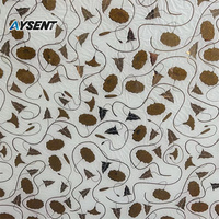 Kaca Patri Dekoratif Bermotif Cetak untuk Dinding Tirai Arsitektural Tahan Api Ramah Lingkungan dengan Transmisi Cahaya Tinggi untuk Kamar Mandi