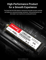 Great Wall GW7000 NVMe M.2 2280 PCIe 4.0 (Gen4 X4) SSD 2TB 3D NAND TLC NVMe 1.4 Interne pour PC/Ordinateur