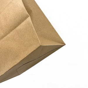 Trong kho 4 # Nâu giấy ăn trưa Túi ăn trưa Kích thước SOS dùng một lần tái chế <span class=keywords><strong>Kraft</strong></span> túi giấy màu nâu - Product Image 6