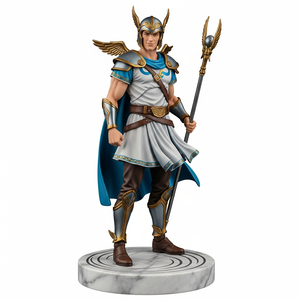 Modèle de figurine de collection en résine PVC 3D personnalisée, série de héros de la <span class=keywords><strong>mythologie</strong></span> occidentale - Product Image 3