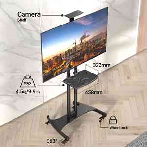 <span class=keywords><strong>Support</strong></span> <span class=keywords><strong>TV</strong></span> mobile Zeno de 32 à 65 pouces avec roulettes, <span class=keywords><strong>support</strong></span> <span class=keywords><strong>TV</strong></span> pour moniteur, dernier chariot <span class=keywords><strong>TV</strong></span> portable avec <span class=keywords><strong>support</strong></span> AVA1500-60 - Product Image 1