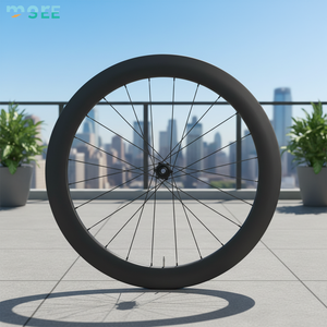 Jeu de roues de route <span class=keywords><strong>en</strong></span> fibre de carbone SeeMore T800 prêt à être expédié, jantes 700C 60 mm, frein à disque, axe traversant, blocage central, <span class=keywords><strong>24H</strong></span> 7/8/9/10/11/12 vitesses - Product Image 1