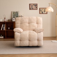 Fauteuil inclinable ergonomique noir avec support corporel, canapé de relaxation à angles réglables et repose-pieds relevable pour home cinéma et salon