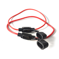 Mini porte-fusible à lame pour voiture, 12V, 30a, adaptateur en ligne, interrupteur de coupure, prise étanche, porte-fusible en ligne