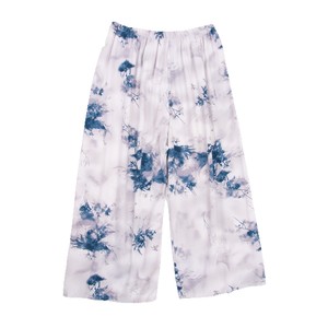 10 couleurs coton rayonne sommeil <span class=keywords><strong>pantalon</strong></span> femmes été coupe ample jambe large salon <span class=keywords><strong>pantalon</strong></span> respirant aéré 3/4 confortable vêtements de détente - Product Image 5