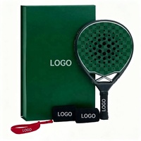 Boîtes cadeaux magnétiques en carton rigide de haute qualité pour raquettes de tennis et de padel, avec insert en mousse et poignée