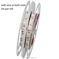 Bande lumineuse LED smd 2835, blanc, froid ou chaud, 5V dc, flexible, TV, ordinateur, boîte de piles, USB, 60 diodes/m, dc 5V