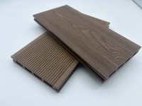 Plancher composite d'extérieur WPC de première génération, nouveau, gaufré, couleurs mélangées