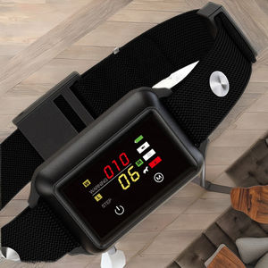 स्मार्ट 3 सी इलेक्ट्रॉनिक एंटी-छाल कुत्ते कॉलर नए डिज़ाइन किए गए ip68 वाटरप्रूफ रिचार्जेबल स्क्रीन टोन कंपन नियंत्रण - Product Image 3