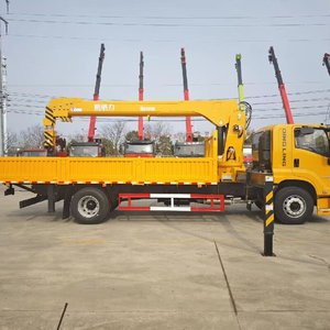 China-Made Zoomlion <strong>Truck</strong>-<strong>Mounted</strong> Hydraulic <strong>Crane</strong> - 8/10 Ton Straight Arm Telescopic <strong>Crane</strong> for Flat <strong>Truck</strong> (4-Year Warranty) - Product Image 4