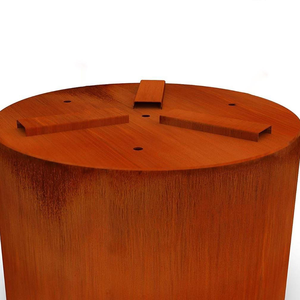 Hot <b>Sale</b> Extra Deep Indoor and Outdoor Flower Pot Round Rusty Proof Steel Privacy Screen Garden - Product Image 2